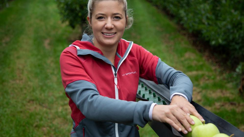 Apple farmer Judith Mathà