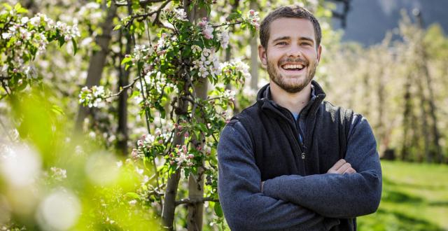 Apple farmer Valentin Bologna