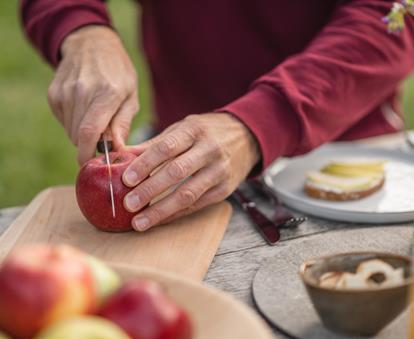 Ideal zum Teilen: der Südtiroler Apfel