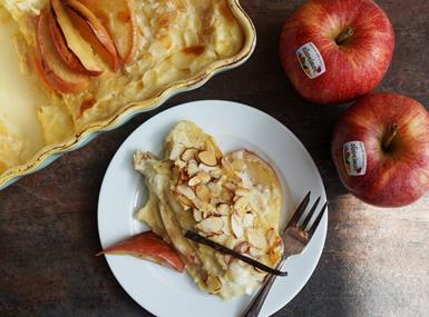 Sweet apple lasagna