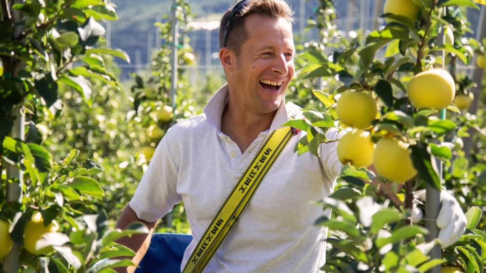 Apple farmer Josef Altstätter