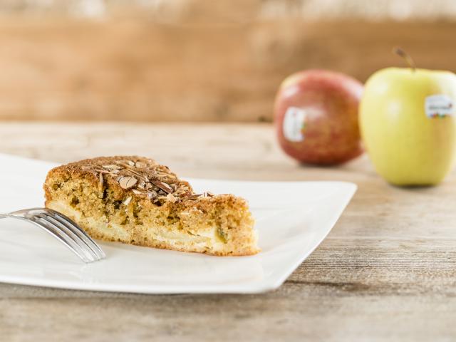 Apfelkuchen aus Kamutvollkornmehl