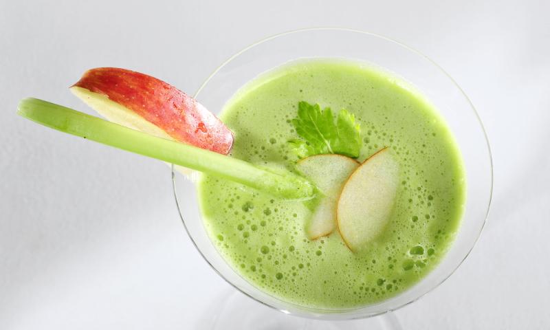 Apple-papaya-melon drink