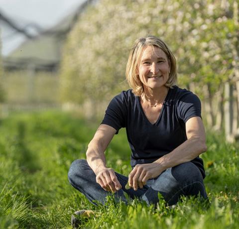 Apple farmer Michaela Hafner