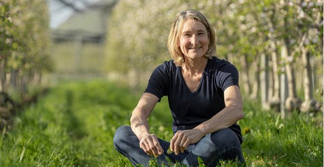 Apple farmer Michaela Hafner