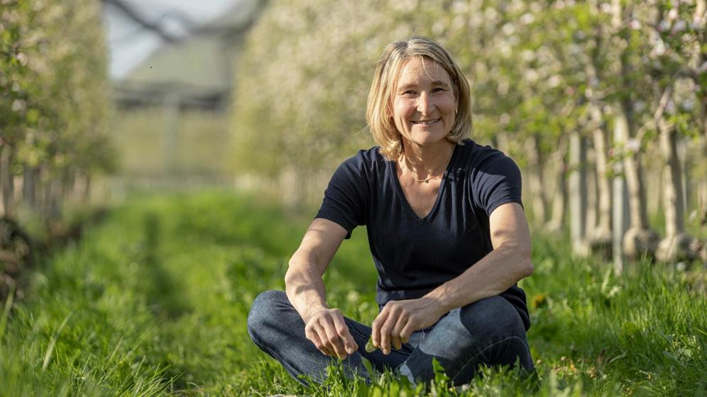 Apple farmer Michaela Hafner