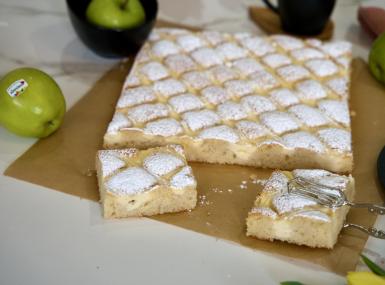 Der fertige Steppdeckenkuchen